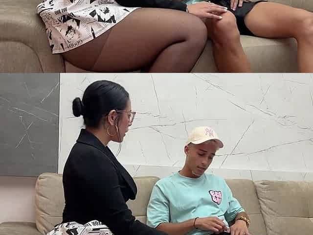 Latin chick mother I'd like to fuck Secretary Screws Her Boss's Client in the Office until They Cum in...