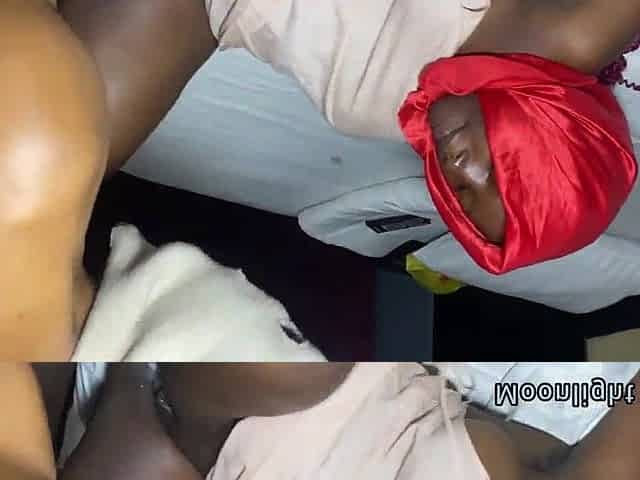 Black overweight large booty hottie takes lengthy ebony pipe down her concupiscent gap to get climax