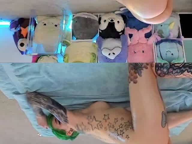 Stacked brunette goes solo toys and masturbation