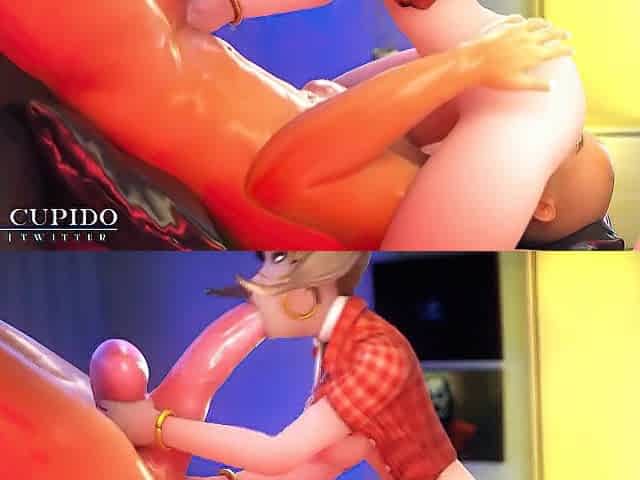 Dva mouth bang and booty eating [Grand Cupido]( Overwatch )