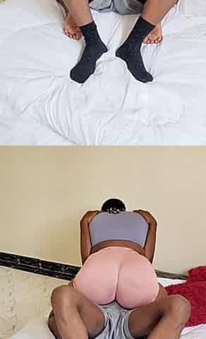 1st Day Hookup with a Baddie Ends Up with Cum All Over Her Back