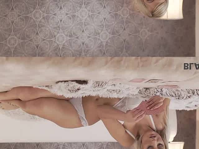 Sexy Busty Blonde Katy Rose Attains Pure Orgasm With Her Friend's Huge Black Shaft Drilling Her Twat