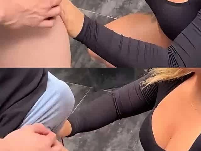 Big baps KarenSleent trainer, doggystyle by nerd boy,