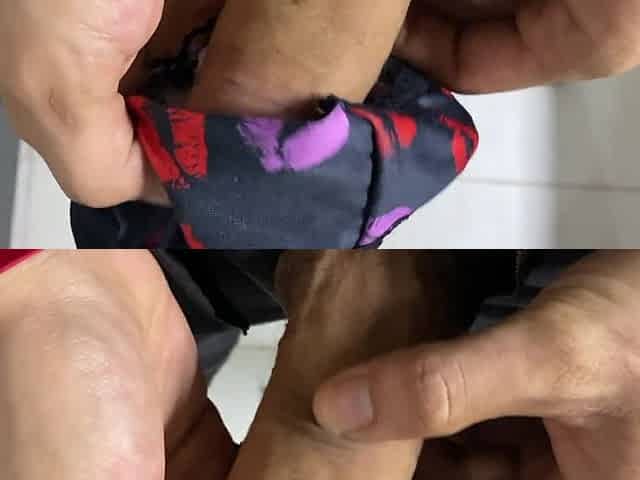 Stepmom caught her stepson playing with her lingerie