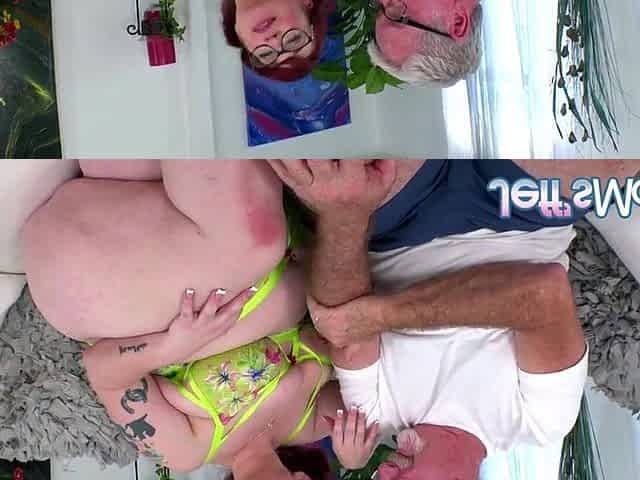 Chunky mother I'd like to fuck Breasty Bexx Butt Pounded and Creampied