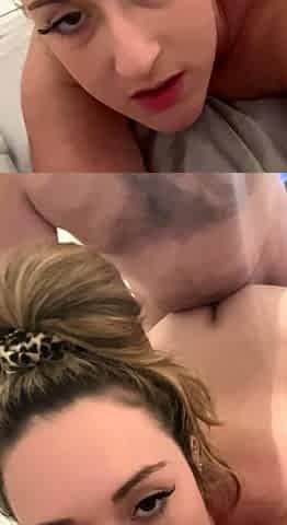 Lovely Amateur teen brunette masturbating outdoor