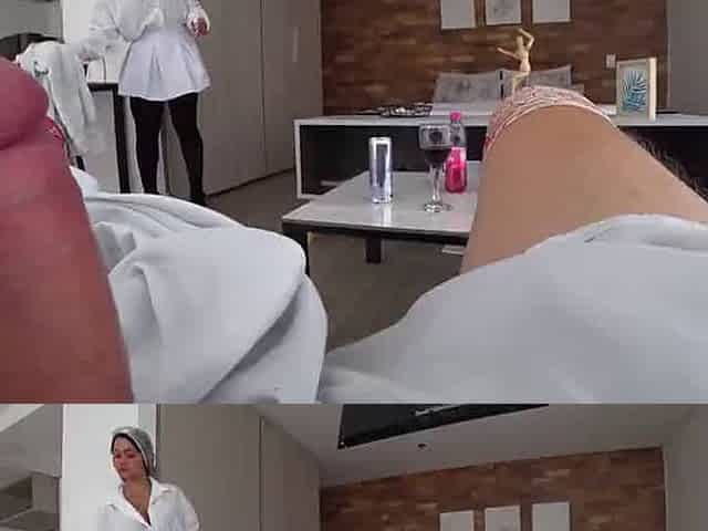 Hotel Maid Watching Me Jack Off and showed me her big Latina ass.