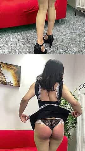 Hawt Maid Shows Butt