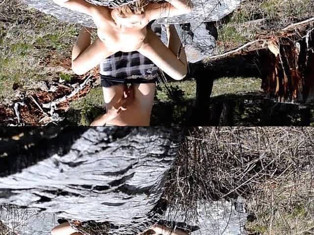 College Girl Gets Fucked in Nature