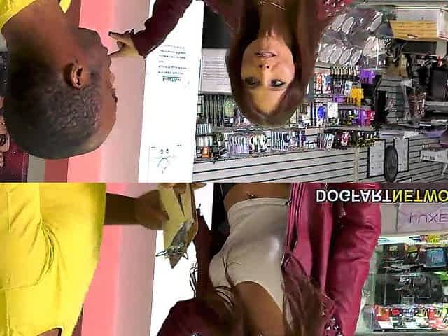 Detective Syren DeMer Has Anal With A Large Ebony Ramrod - Gloryhole