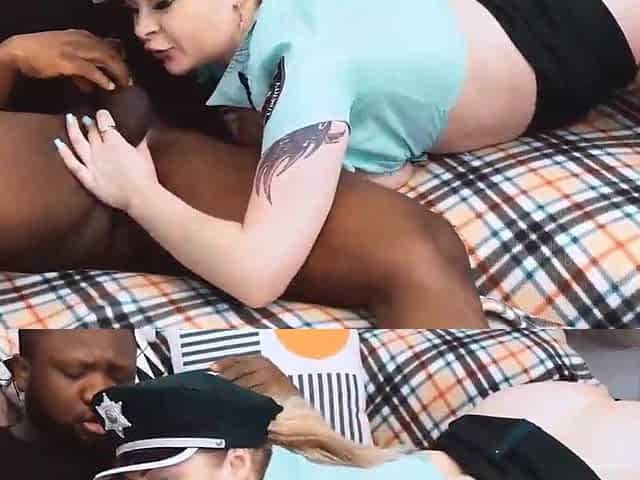 large tits policewoman unfathomable bbc butt screwed