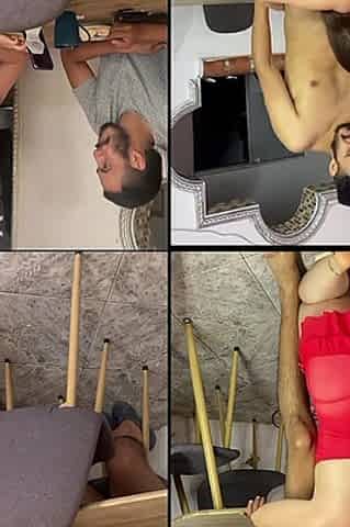 Mature Woman Is Fucked by Her Stepson on the Table and Puts It All in