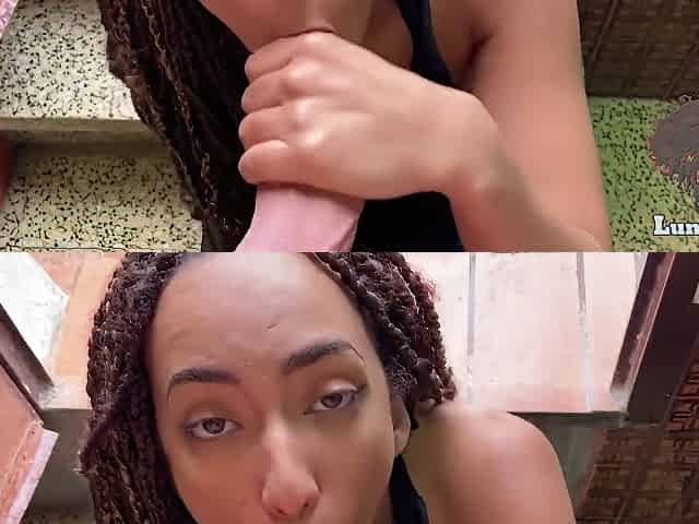 I Eat A Huge White Cock And It Destroys My Pussy - Victor Bloom Luna Blackx