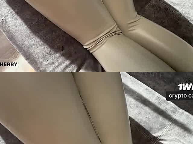 What a Marvelous View when a Gap Appears in Those Leggings! now U Can Stic...