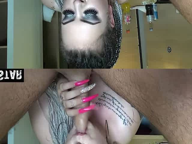 Bbw Anastasia Blowjob In Shower ! Rimjob On Bed ?