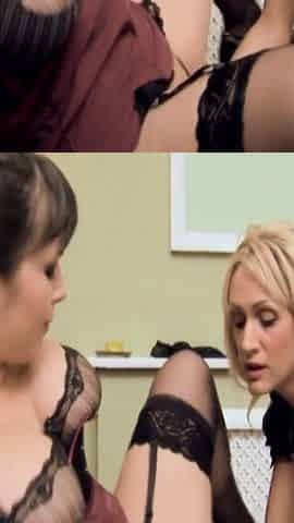 Wild Pussies Scene 1: Busty Housewife Cynthia Vellons & Kristi Klenot Loves to Seduce Her Maid to Eat Her Pussy