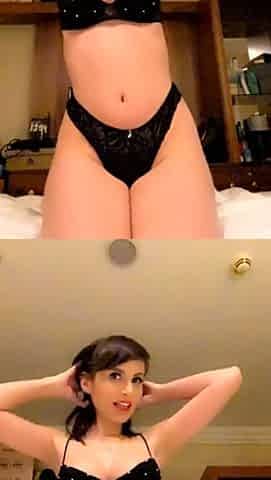 Amateur Mature Brunette Sexy Lingerie Masturbation