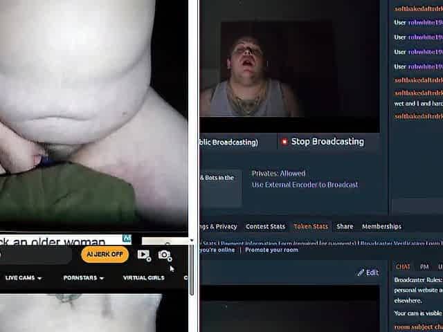 masturbating on LIVE whilst watching my own porn
