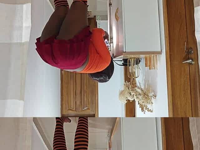 Large booty VELMA get screw by hard BBC in living room