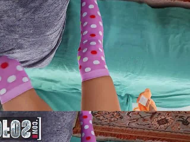 MOFOS - This babe Finds Her Pants In His Room And Turns It Into A Steamy Intimate Show And Jock Sucking