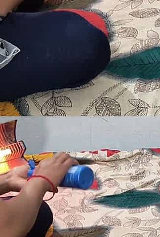 Hot Beautiful Desi Indian Wife Gave Her Husband a Relaxing Handjob