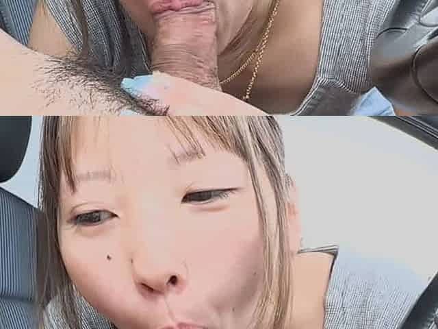 Japanese car blowjob Series