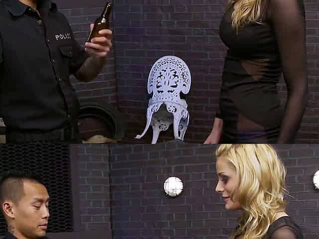 Dirty Slut Gets Caught by Nude Traffic Pussy Police Hot