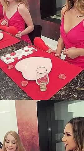 A V-day Girls' Trip Means Their Getaway Host's Dick Is Their Dessert