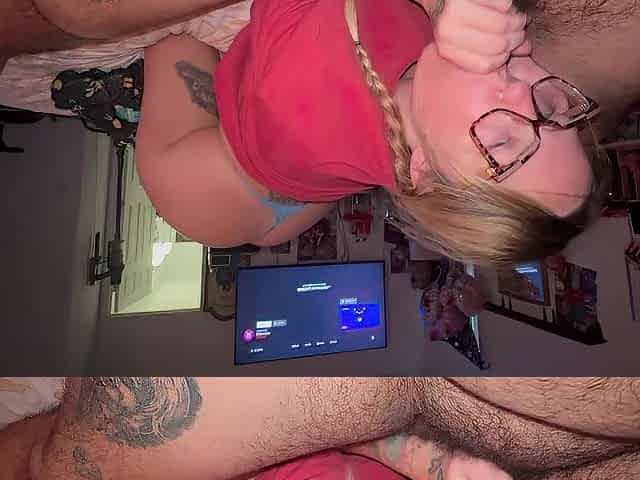 Most good blow Job from blond with massive booty