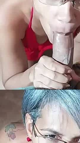 My Stepmother Is Horny and I Fuck Her, While My Stepsister Is in Her Room. Risky Sex