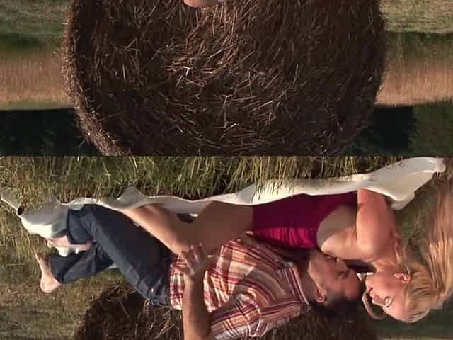 Carla Cox Gets Drilled Coarse in a Ribald Field and Ends Up with Cum All Over Her Face
