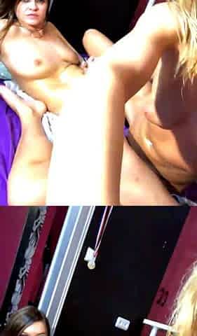 Awesome Amateur teen blonde toying pussy
