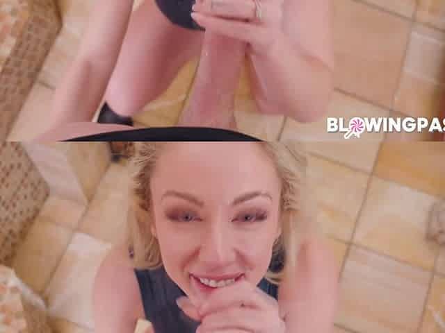 My busty milf boss sucks my pipe harder than my girlfriend