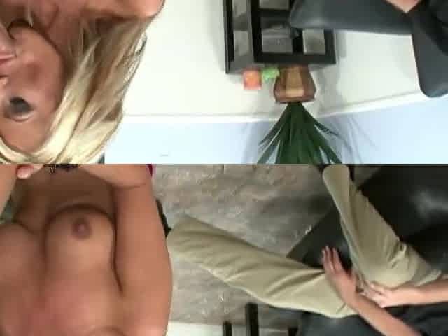 A beautiful mother I'd like to fuck is riding Billy Glide so hard whilst her spouse is watching.
