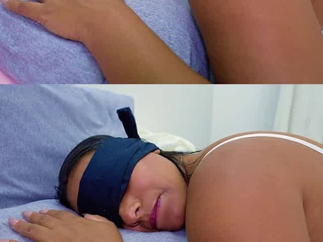 Blindfolded Anal: Blindfolded Brunette Getting Butt After Massage [real Amateur]