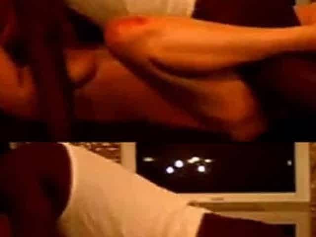 Girl's Interracial Threesome with Hubby and Black Bull