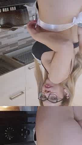 Naughty Hottie in the Kitchen