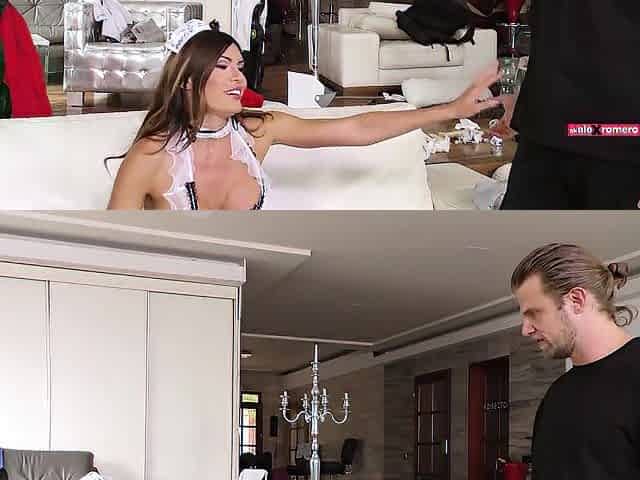 Maid's Intensive Oral-job and Vagina Licking Session