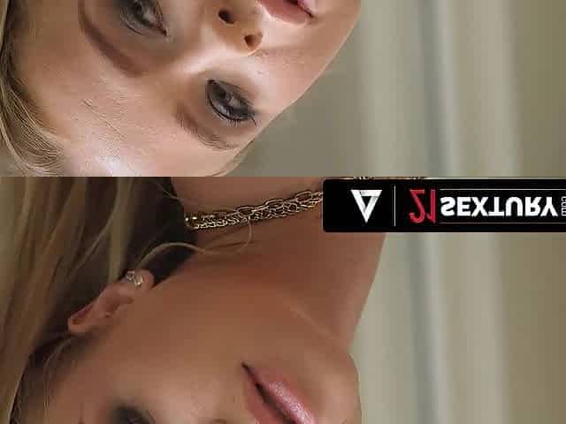 Blonde Beauty Enjoys Two Dicks In A DP Fantasy!