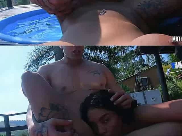South American hotties getting crazy in public pool - house interchange with Spaniards and Brits - top-notch XXX!