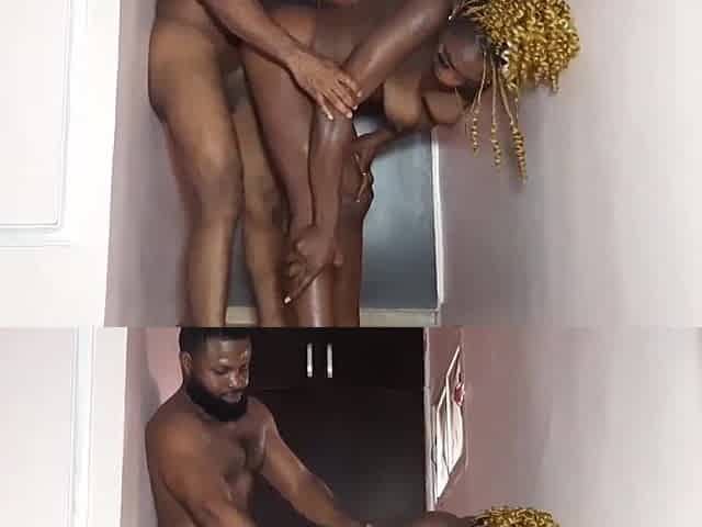 Krissyjoh's Large Schlong Makes Africa Ebony Black Hottie Screws Him Everyday