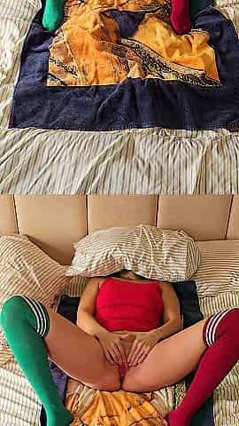 Christmas morning bang superlatively good gift ever pov feet up