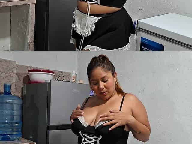 BBW Maid Roleplay and Ass Shake
