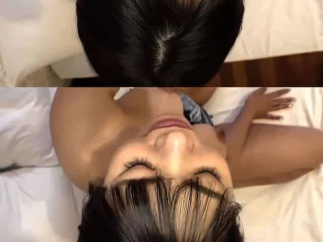 Eva gives you a POV blowjob handjob and footjob