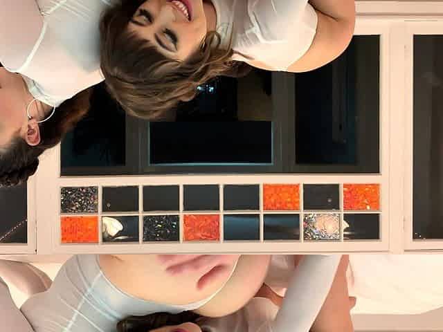 Blond and brunette lesbians licking pussy