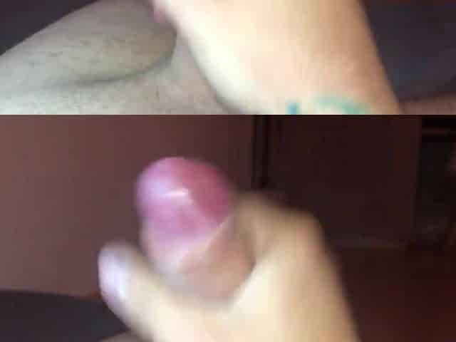 I just masturbated and filled my maid's face with cum