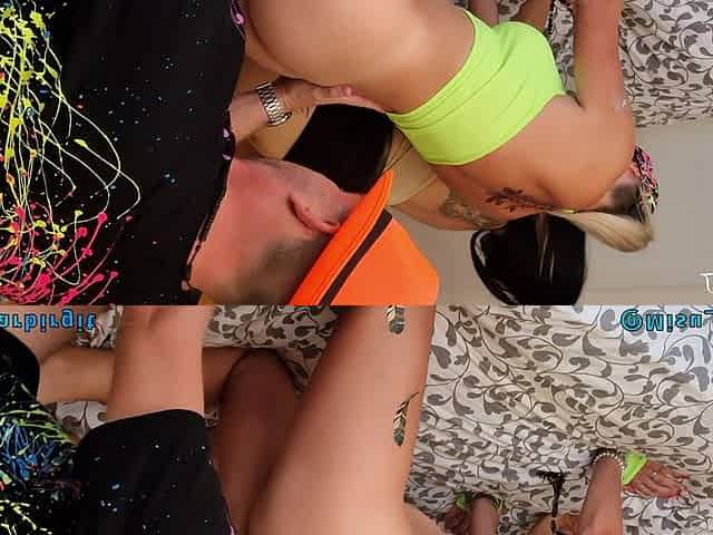 Swinger Couple Found Girlfriend From Techno Festival and Brought Her Home