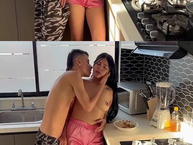 I Teach My Little Stepsister How To Use A Stove And We End Up Fucking