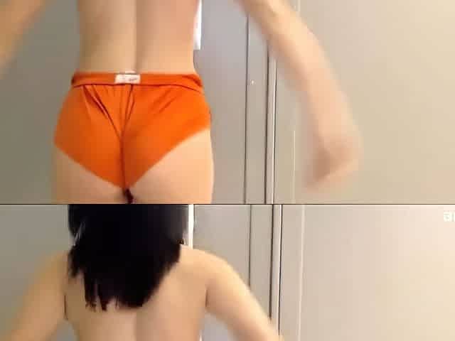 Busty brunette solo masturbation