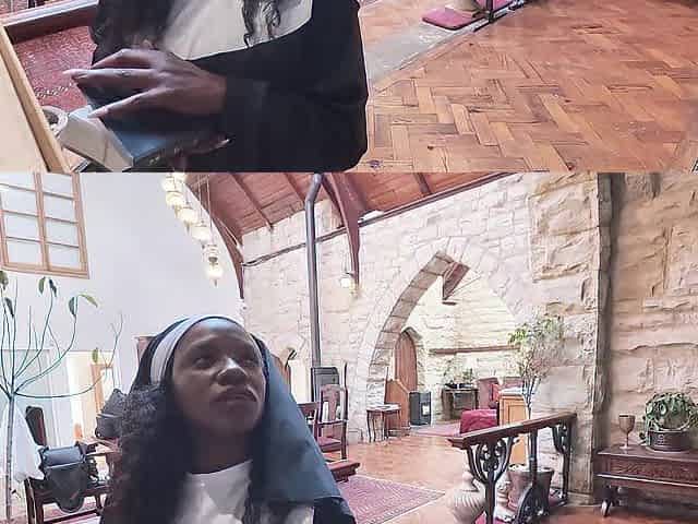 Confesion Time: Nun confeshing her wish for sucking jock